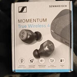NEW - Sennheiser Momentum True Wireless 4 Earbuds  - DENIM                  ;